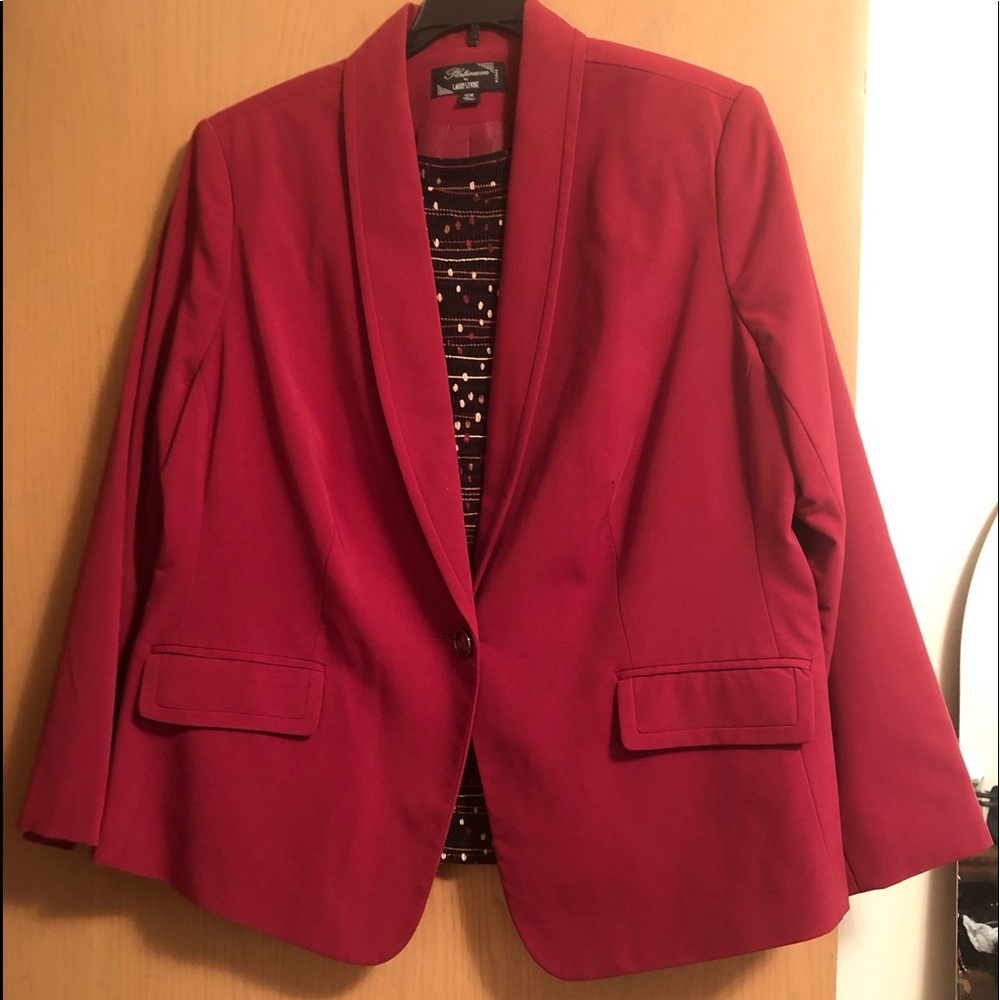 2pc burgundy pantsuit